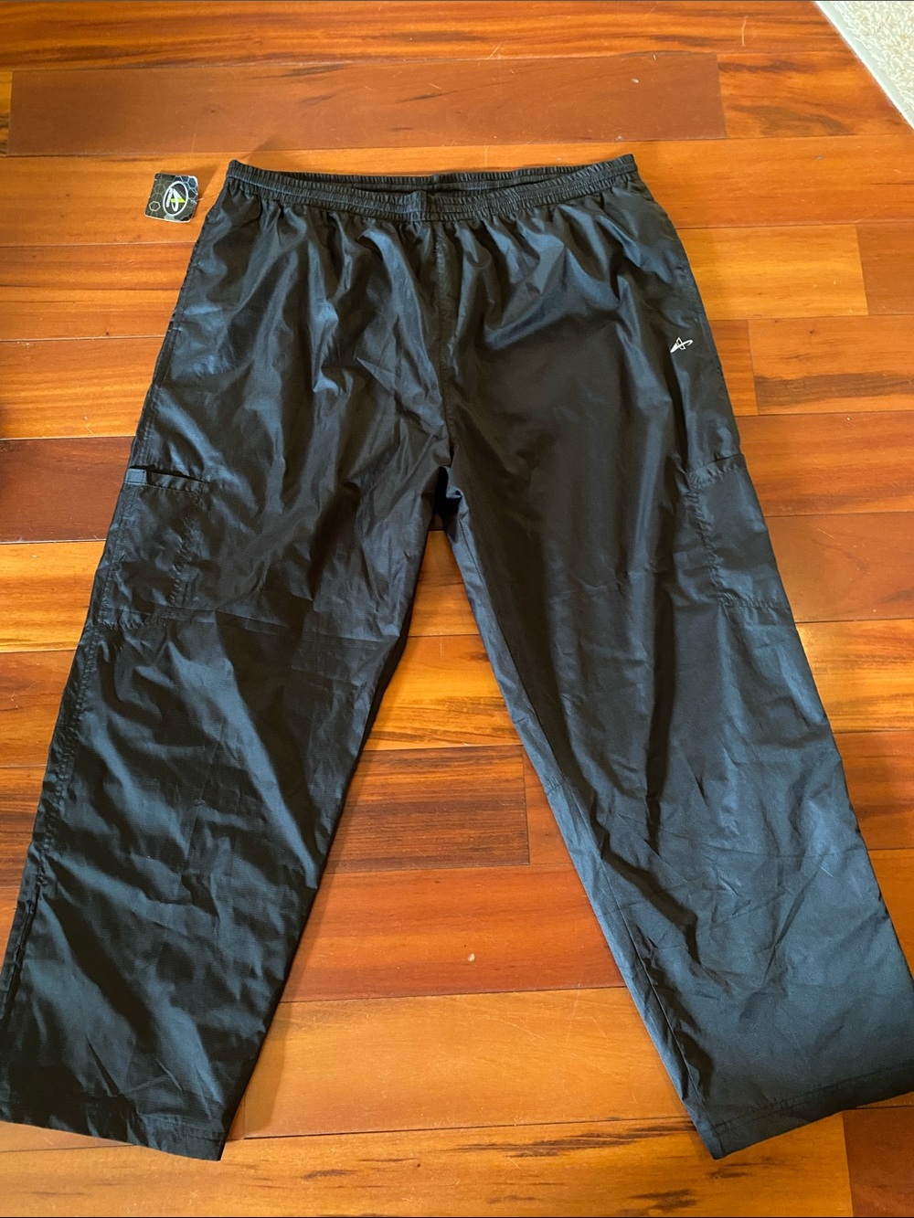 Athletech Black Men's Active Windbreaker Joggers